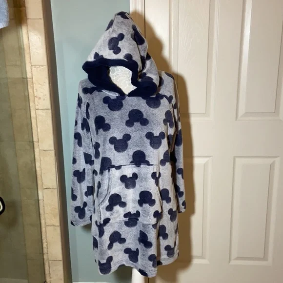 Nwt Disney Mickey Mouse Fleece Lounge Hoodie - Picture 7 of 14